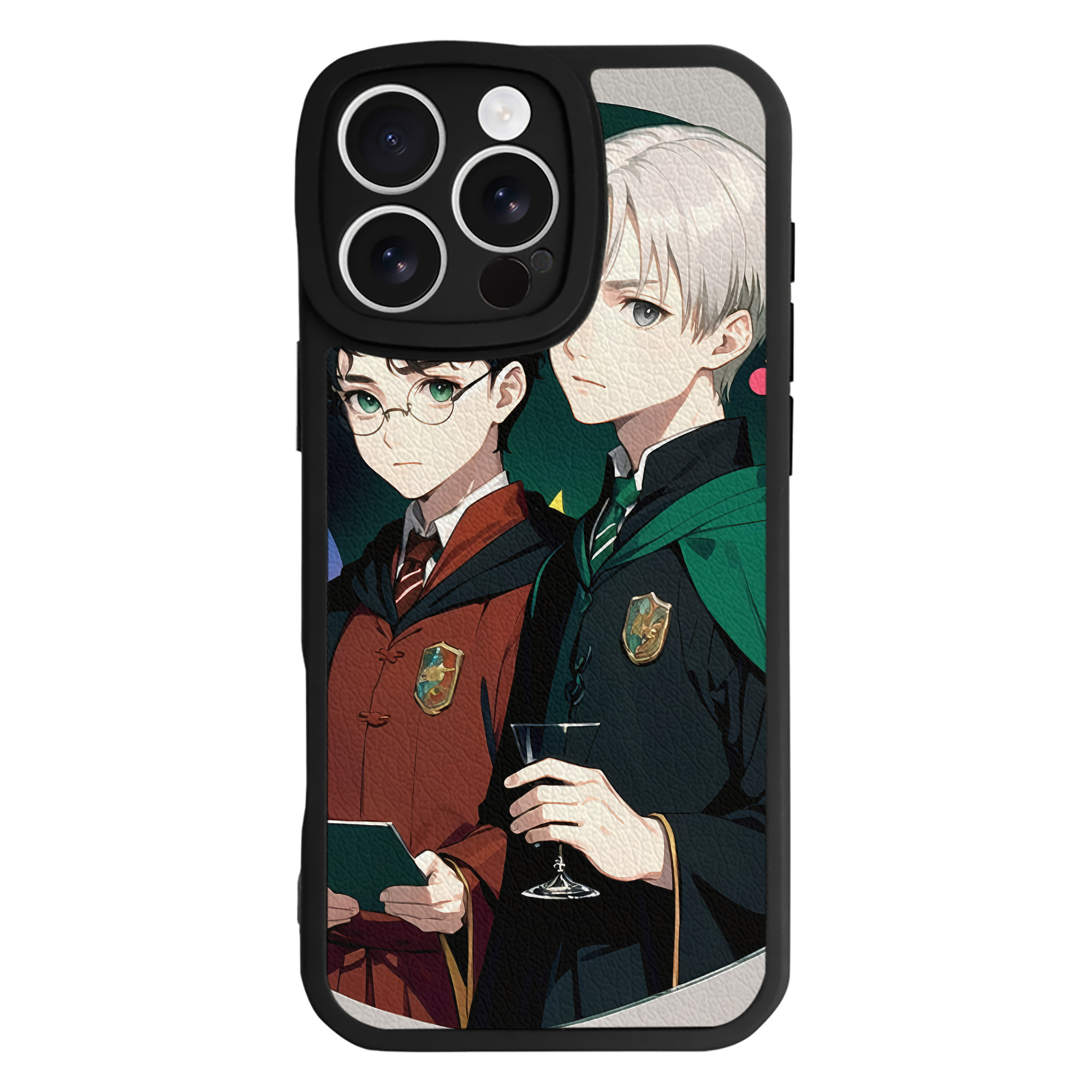 （画像用） Harry Potter ハリー・ポッターシリーズ 【iPhone 16シリーズ対応】シリコンスマホケース（レザー調） 材質：シリコン